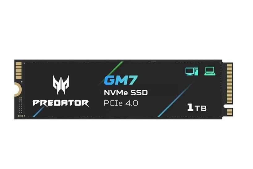 Acer Predator GM7 1TB M.2 PCIe 4.0 NVMe Internal Gaming Solid State Drive